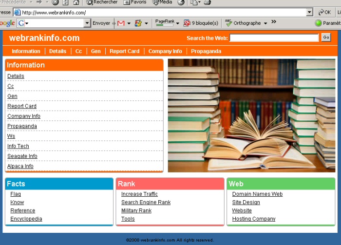 Le site Webrankinfo pirat&eacute;